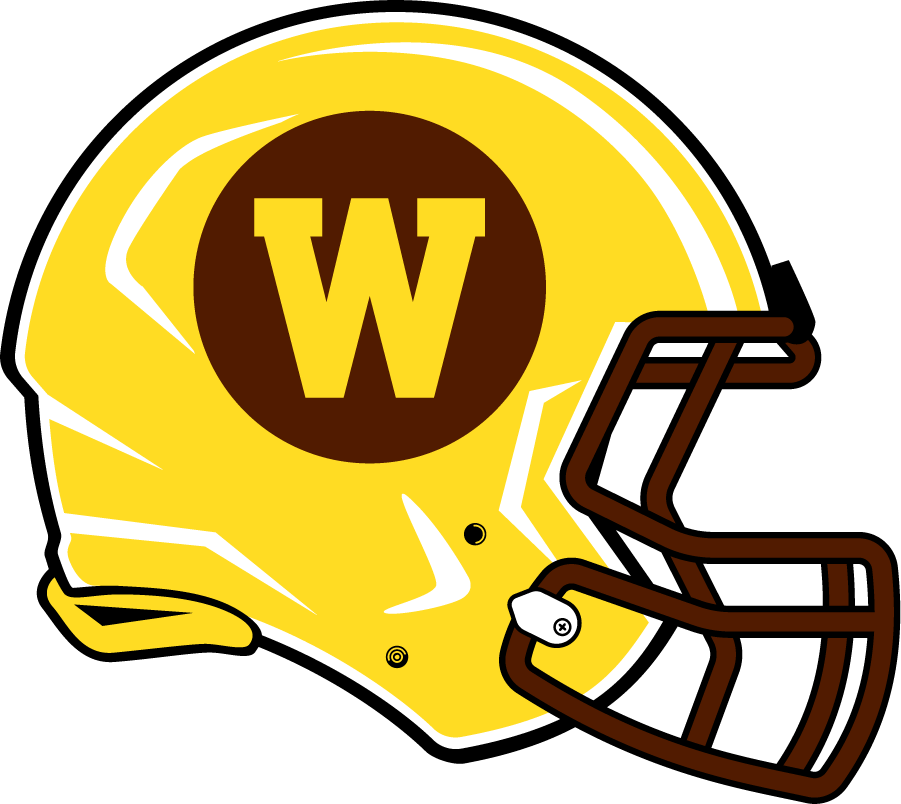 Western Michigan Broncos 2021-Pres Helmet Logo v2 iron on transfers for clothing